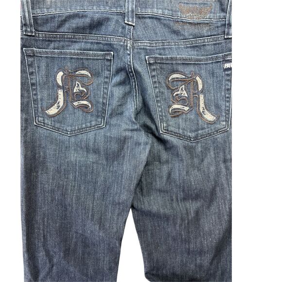 Rock & Republic Jean Dark Wash Boot Cut 32 Xlarge - Picture 3 of 4